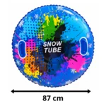 Napihljiv snežni obroč (tuba) za sankanje 85 cm, večbarven - slika 5